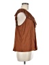 Evereve 100% Polyester Brown Sleeveless Blouse Size M - photo 4