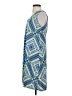 Gabby Skye Print Blue Casual Dress Size 4 - photo 5