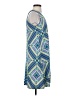 Gabby Skye Print Blue Casual Dress Size 4 - photo 4