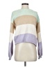 For Love & Lemons Color Block Purple Pullover Sweater Size S - photo 1