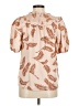 Current Air Orange Short Sleeve Blouse Size M - photo 2