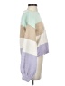 For Love & Lemons Color Block Purple Pullover Sweater Size S - photo 4