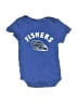 Garb 100% Cotton Blue Short Sleeve Onesie 0-3 MO / 3 MO - photo 1