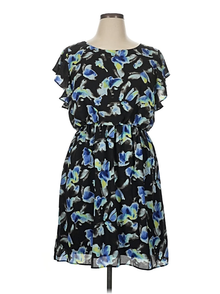 Pre-owned Apt. 9 Casual Dress In Blue