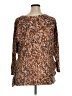 Kim & Cami Animal Print Brown Pullover Sweater Size 1X - photo 2