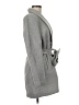 Lulus 100% Polyester Gray Coat Size M - photo 4