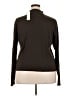 Joan Vass 100% Cotton Brown Long Sleeve Top Size 2X - photo 2