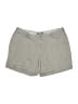 Natural Reflections 100% Cotton Solid Gray Khaki Shorts Size 10 - photo 1