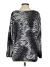 Austin Reed Animal Print Silver Pullover Sweater Size 2 - photo 2