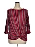 Ruby Rd. Stripes Red Cardigan Size 1X - photo 1