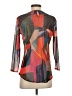 Sara Campbell Orange 3/4 Sleeve Top Size S - photo 2
