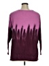 Jessica Simpson 100% Cotton Tie-dye Burgundy Pullover Sweater Size 1X - photo 2