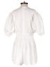 Nasty Gal Inc. 100% Polyester Solid White Romper Size 4 - photo 2