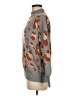 Stellah Animal Print Gray Turtleneck Sweater Size M - photo 5