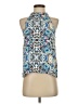 Eight Sixty 100% Polyester Blue Sleeveless Blouse Size S - photo 1