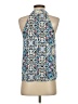 Eight Sixty 100% Polyester Blue Sleeveless Blouse Size S - photo 2