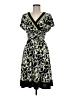 Sandra Darren Print Green Cocktail Dress Size 8 (petite) - photo 1