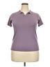 Unbranded 100% Polyester Purple Short Sleeve Top Size XXL - photo 1
