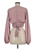 Tularosa 100% Polyester Pink Long Sleeve Blouse Size M - photo 2