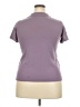 Unbranded 100% Polyester Purple Short Sleeve Top Size XXL - photo 2