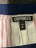 Express 100% Rayon Stripes Ivory Casual Pants Size XS - photo 7