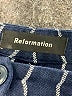 Reformation 100% Linen Stripes Blue Casual Pants Size 4 - photo 6