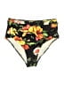 Unbranded Floral Black Swimsuit Bottoms Size 0X (estimated) - photo 1