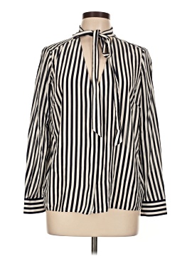 Iris & Ink Long Sleeve Silk Top