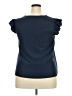 Unbranded Blue Short Sleeve Top Size XXL (estimated) - photo 2