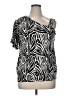 Fashion Bug Animal Print Silver Short Sleeve T-Shirt Size XL - photo 1
