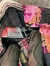 Lilka Floral Purple Casual Pants Size L - photo 5