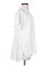 Amadi 100% Tencel White Short Sleeve Blouse Size XS - photo 4