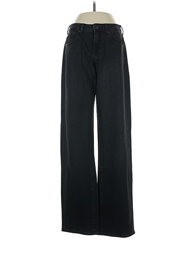Pre-owned 7 For All Mankind Casual Pants In Black