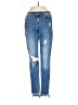 SNEAK PEEK Hearts Blue Jeans Size 3 - photo 1