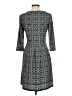 Max Studio Argyle Blue Casual Dress Size L - photo 2