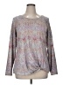 Christopher & Banks Gray Long Sleeve Top Size XL - photo 1