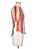Gap 100% Rayon Orange Short Sleeve Blouse Size XXS - photo 4