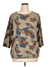 Tribal Paisley Tan Pullover Sweater Size XL - photo 1