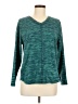 St. John's Bay 100% Polyester Teal Cardigan Size M (petite) - photo 1