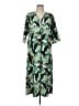 Rachel Zoe 100% Polyester Green Kimono One size - photo 1