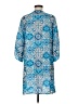 Feathers 100% Modal Paisley Blue Casual Dress Size M - photo 2