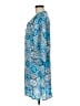 Feathers 100% Modal Paisley Blue Casual Dress Size M - photo 5