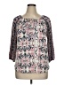 Absolutely Famous Pink 3/4 Sleeve Blouse Size XL - photo 1