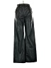 H&M 100% Polyester Black Faux Leather Pants Size 2 - photo 1