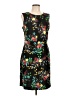 Nicole Miller Print Black Cocktail Dress Size 12 - photo 1