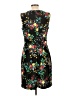 Nicole Miller Print Black Cocktail Dress Size 12 - photo 2