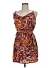 Willow & Root 100% Polyester Paisley Orange Cocktail Dress Size M - photo 1