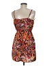 Willow & Root 100% Polyester Paisley Orange Cocktail Dress Size M - photo 2