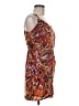 Willow & Root 100% Polyester Paisley Orange Cocktail Dress Size M - photo 4