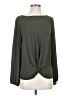 Ann Taylor LOFT 100% Polyester Green Long Sleeve Blouse Size S - photo 1